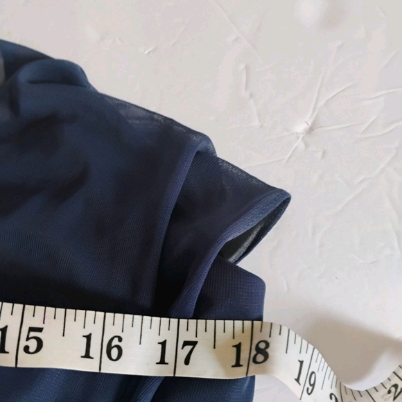 ALFRED SUNG Deep Blue Maxi Dress - Picture 10 of 12